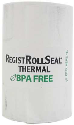 National Checking 7225-80SP Thermal Register Rolls 2.25" x 80' White Shrink Pack 1Ply 48/CS