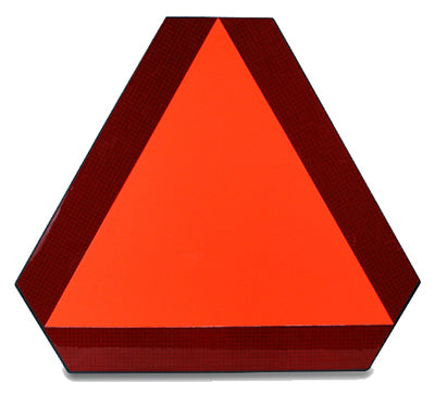 Smv Industries 2-CH STL Slow Vehicle Sign