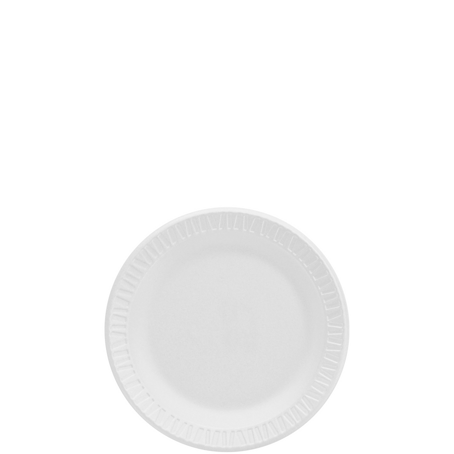 Dart 6PWCR Foam Non-Laminated Plate 6" White 1000/CS