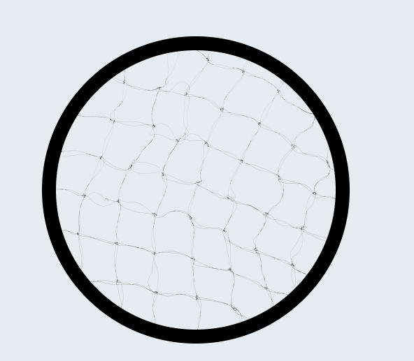 Amercareroyal RPH144LTBK-BX Lightweight Latex Free Hairnet Black 24" 144/BX