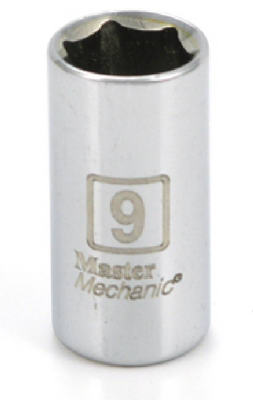 MM 1/4DR 9mm 6PT Socket