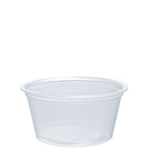 Dart 200PC Portion Container 2 oz Clear 2500/CS