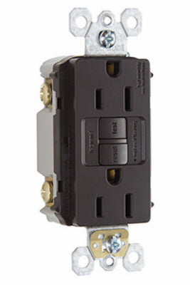 15A BRN Self Test GFCI