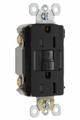 15A BLK Self Test GFCI