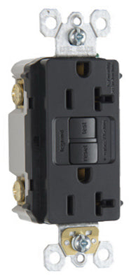 20A BLK Self Test GFCI