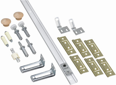 72" Fld Wht Dr Hdw Kit