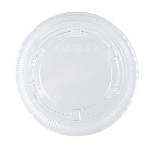 Dart PL4N Portion Container Lid Clear PET 2500/CS