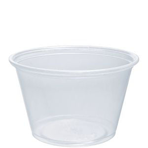 Dart 400PC Portion Container 4 oz Clear 2500/CS