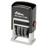 Abilityone 7520013523018 7520013523018 Skilcraft Self Inking Line Dater, Red 2