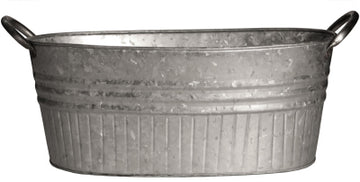 16.5" Galv Tub Planter