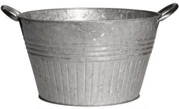 12"Galv RND Tub Planter
