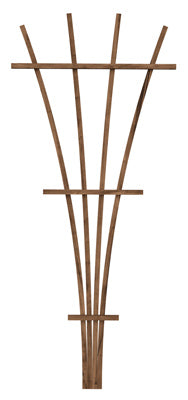 48" BRN WD Fan Trellis