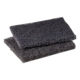 Scotch-Brite Professional 46 Griddle Polishing Pad, 4 X 5.25, Gray, 60/carton 2