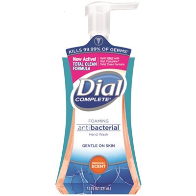 Dial 02936 Complete Antimicrobial Foaming Hand Wash 7.5 oz. Original E2 8/CS
