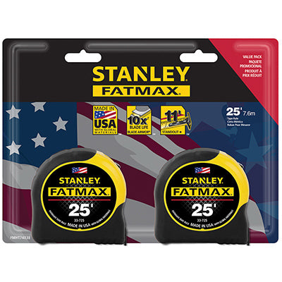 2PK 25' Tape Measure