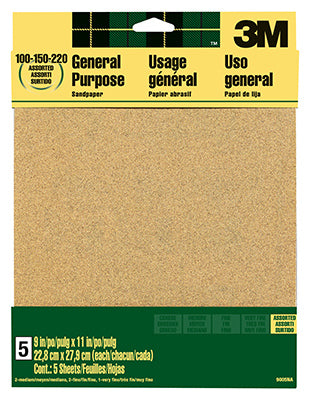 5PK ASSTD ALO Sandpaper
