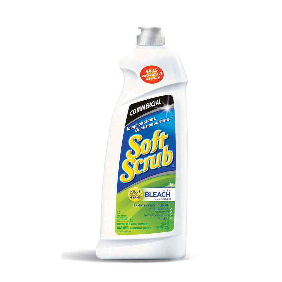Dial 15519 Soft Scrub Commercial Cleaner 36 oz. w/ Bleach 6/CS