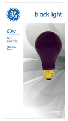 GE 60W BLK LGT Bulb