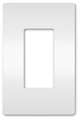 WHT 1G Plas Wall Plate