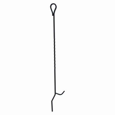 40" BLK Fireplace Poker