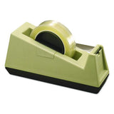 Scotch C-25 Heavy-Duty Weighted Desktop Tape Dispenser, 3" Core, Plastic, Putty/brown 2