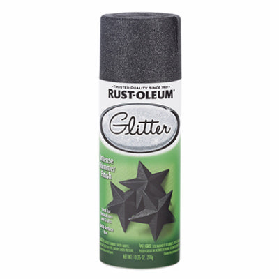 10.25OZ BLK Glit Spray