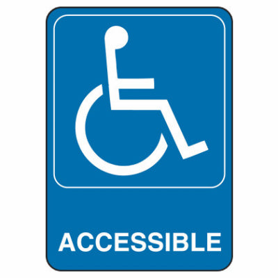 5x7 Handicapped Sign