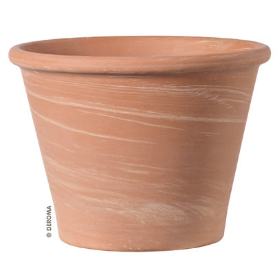 6" WHT Duo Vasum Pot