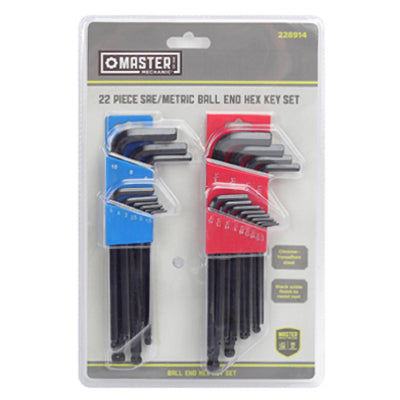 MM 22PC Ball Key Set