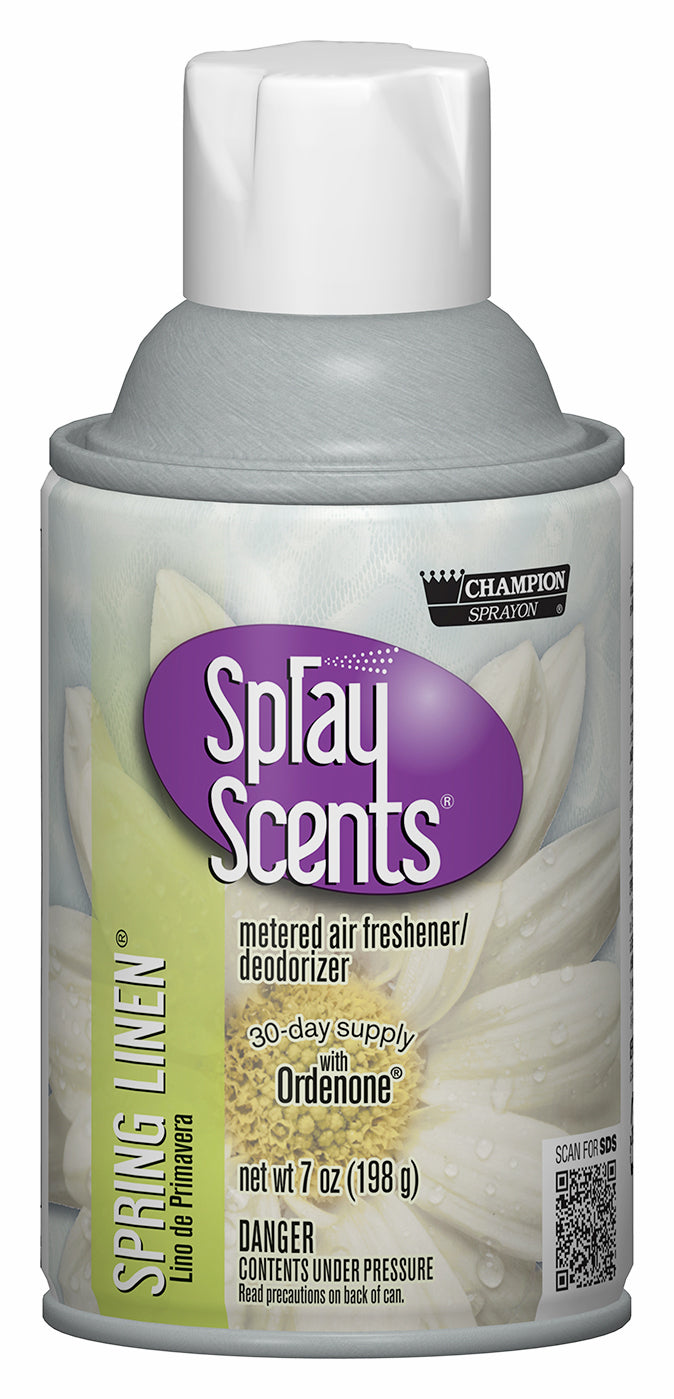 Chase Products 438-5318 Aerosol Metered Air Freshener 7 oz Spring Linen 12/CS