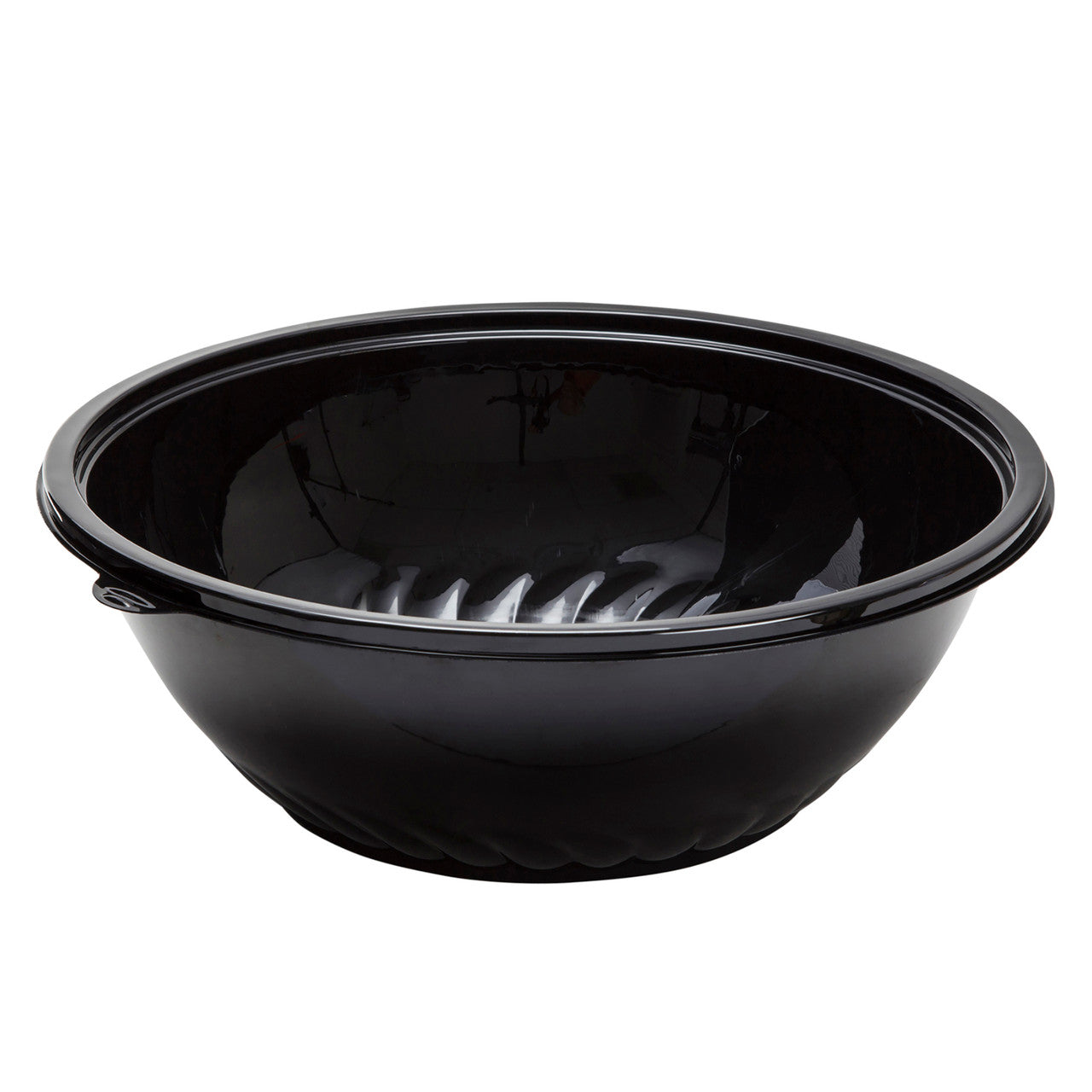 WNA APB320BL CaterLine Serving Bowls Round Bowl Black PET 16" 320 oz 25/CS