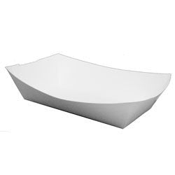SQP 9051 1LB White Food Tray Poly lined 1000/CS