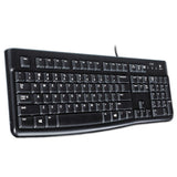Logitech 920-002478 K120 Ergonomic Desktop Wired Keyboard, Usb, Black 2