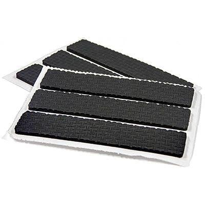 TG 6PK 1/2x2.5 BLK Pads