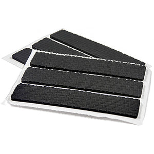 TG 6PK 1/2x2.5 BLK Pads