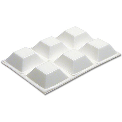 TG 6PK 3/4" WHT Bumpers