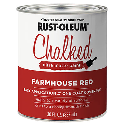 30OZ RED Chalked Paint