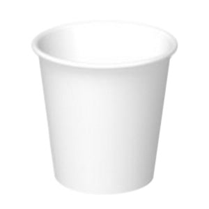 Graphic Packaging SMR-4-CB / 104714001 4oz Hot Cup Carte Blanc / White 1000/CS