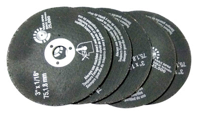MM 5PC 3" Cut Off Disc