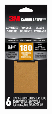 6PK 180G Sandpaper