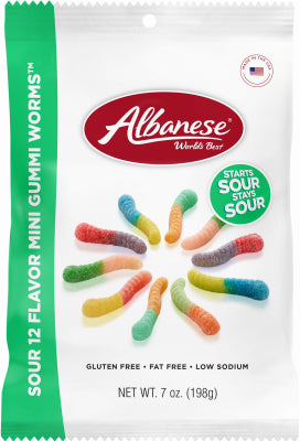 7OZ Mini Sour Worms