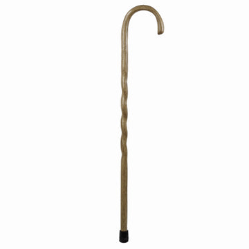 37" Tan Twist Oak Cane