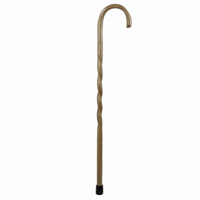37" Tan Twist Oak Cane