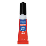 Loctite 1363131 Super Glue Liquid Tubes, 0.07 Oz, Dries Clear, 2/pack 3