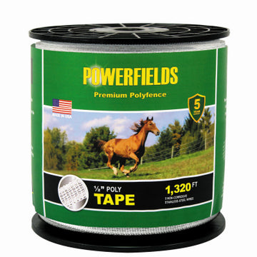 1/2x1320 WHT Poly Tape