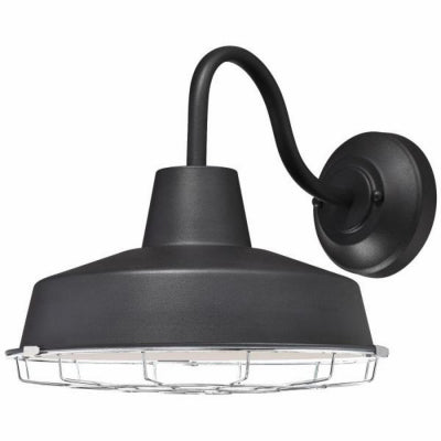 1LGT BLK Wall Fixture