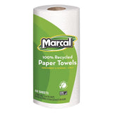 Marcal 6709 100% Premium Recycled Kitchen Roll Towels, 2-Ply, 11 x 9, White, 60 Sheets, 15 Rolls/Carton 2
