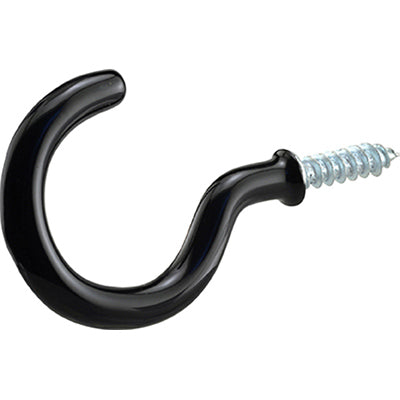 4PK 2-1/4" BLK C Hooks