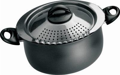 5QT BLK Pasta Pot