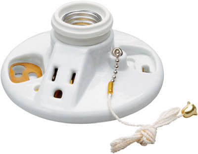 WHT Lampholder/Outlet
